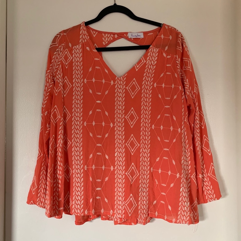 Salmon Pink Shirt 👚